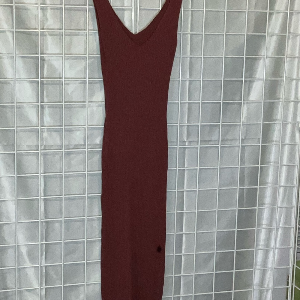 Forever 21 Deep Red Midi Dress